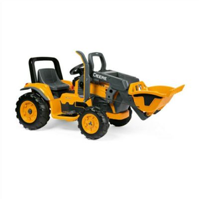 乗用玩具 ジョンディーレ コンストラクション ローダー 対象年齢3-7才 12Vバッテリー付 子供用電気自動車 電動自動車 電動カー John Deere 12 Volt Ride-On Construction Loader LP70519【代引不可】