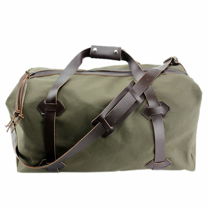 アメリカ製トラベルダッフルバックラージ耐水カーキフォレストグリーンCOPPERRIVER24"LargeTravelDuffelBagWaterResistantRoomyCottonDuckForestGreenMadeintheU.S.A.-24-CD-FG-TRDUF