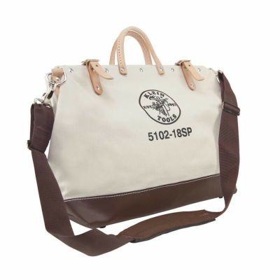 工具バッグ クラインツール キャンバス ツールバッグ 工具箱 ストラップ付き 45cm アメリカ製 Kleintools Deluxe Canvas Tool Bag, 18-Inch 5102-18SP