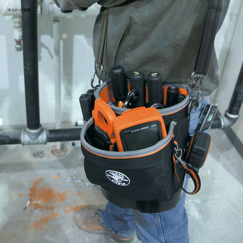工具バッグ ポーチ クラインツール 14ポケット ショルダー ストラップ付 ツールバッグ アメリカ製 Kleintools Tradesman Pro  Shoulder Pouch 55419SP-14 | アルファエスパス