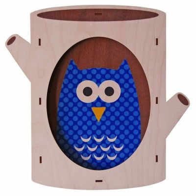 3Dウォールデコ 壁飾り<br> Modern Moose Hooty 3D Wall Decor