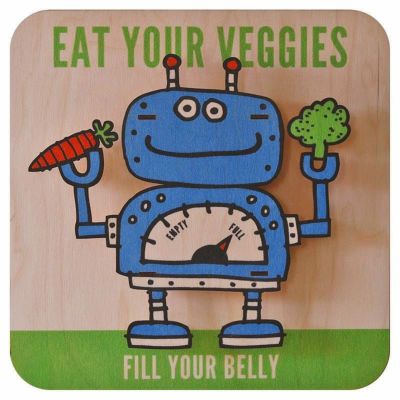 3Dウォールデコ 壁飾り<br> Modern Moose Veggiebot 3D Wall Decor