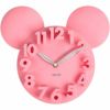 3Dウォールクロックミッキーマウスディズニー壁掛け時計MEIDICLOCKModernDesignMickeyMouseBigDigit3DWallClockHomeDecorDecoration-Black
