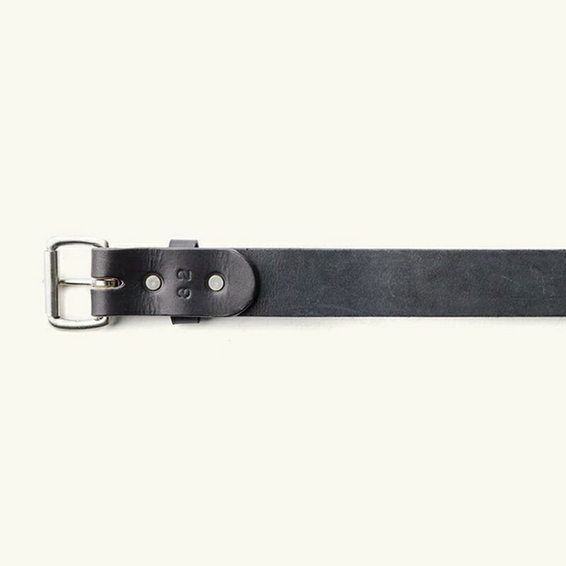 タンナーグッズレザーベルトブラックステンレスバックルアメリカ製TANNERGOODSStandardBelt