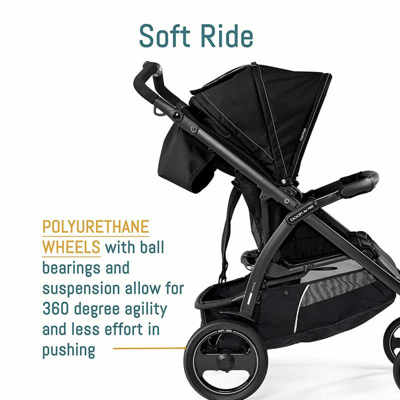 Peg Perego 双子用ベビーカー グレー/ブラック　双子用バギー説明書付き 楽天市場】ペグペレーゴ（種類（ベビーカー）二人乗り