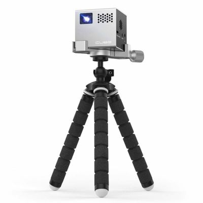 モバイルプロジェクター最大120インチRIF6CubeMobileProjectorwith120-inchDisplay,Portable,Rechargeable,includesHDMICablesandTripod