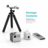 モバイルプロジェクター最大120インチRIF6CubeMobileProjectorwith120-inchDisplay,Portable,Rechargeable,includesHDMICablesandTripod