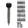 ドライバーセットチタン製３３種防水ポーチ付MecArmySDG1SDG2Portable33-in-1TitaniumScrewdriverSetwith500DCORDURANylonWaterproofPouch,Multifunctional1/4