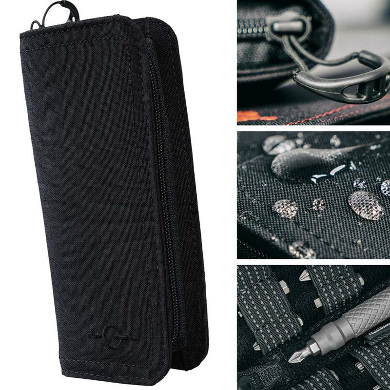 ドライバーセットチタン製３３種防水ポーチ付MecArmySDG1SDG2Portable33-in-1TitaniumScrewdriverSetwith500DCORDURANylonWaterproofPouch,Multifunctional1/4"inchHexKeyScrewdriverToolKitsforPreciseRepair(SDG1,PVDBlack)