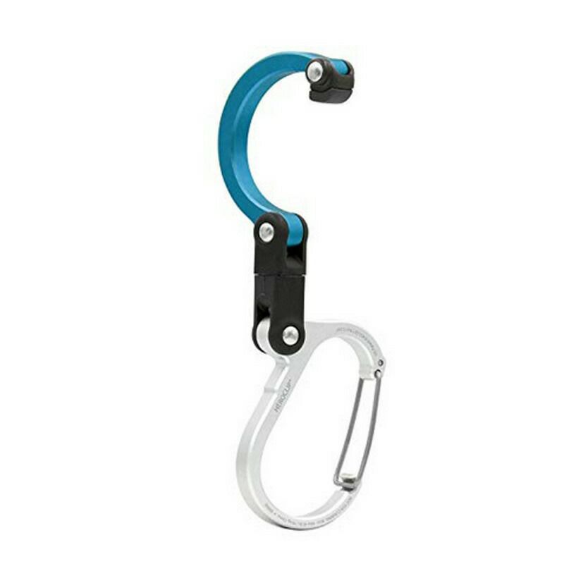 フック付きカラビナヒーロークリップミニバッグハンガーベビーカーにもHEROCLIPVersatileClip(Mini)|Non-LockingCarabiner|HangAnything,Anywhere