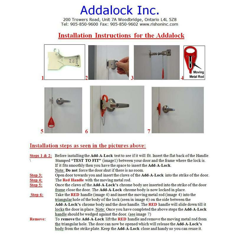 補助錠ドアロック追加鍵旅行アパートホテル学生一人暮らしAddalock-(1Piece)TheOriginalPortableDoorLock,TravelLock,AirBNBLock,SchoolLockdownLock