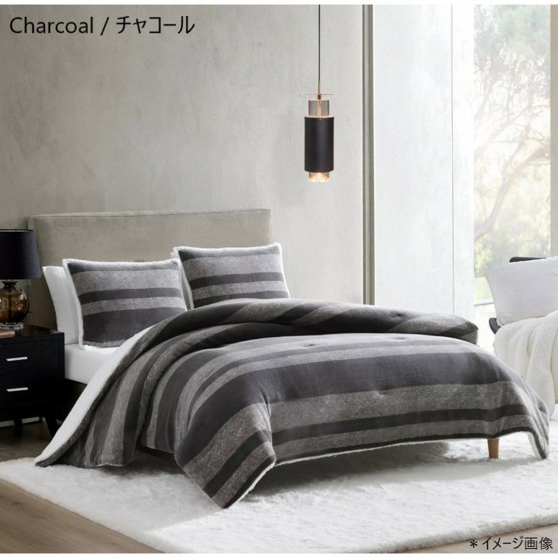 アグリバーシブルコンフォーターセット掛け布団枕カバーエイブリーUGGAveryReversibleComforterSet