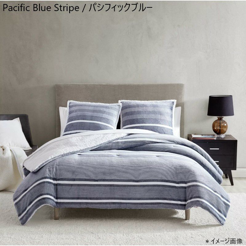 アグリバーシブル218×173cmコンフォーターセット掛け布団枕カバーエイブリーUGGAveryReversibleComforterSetTwin