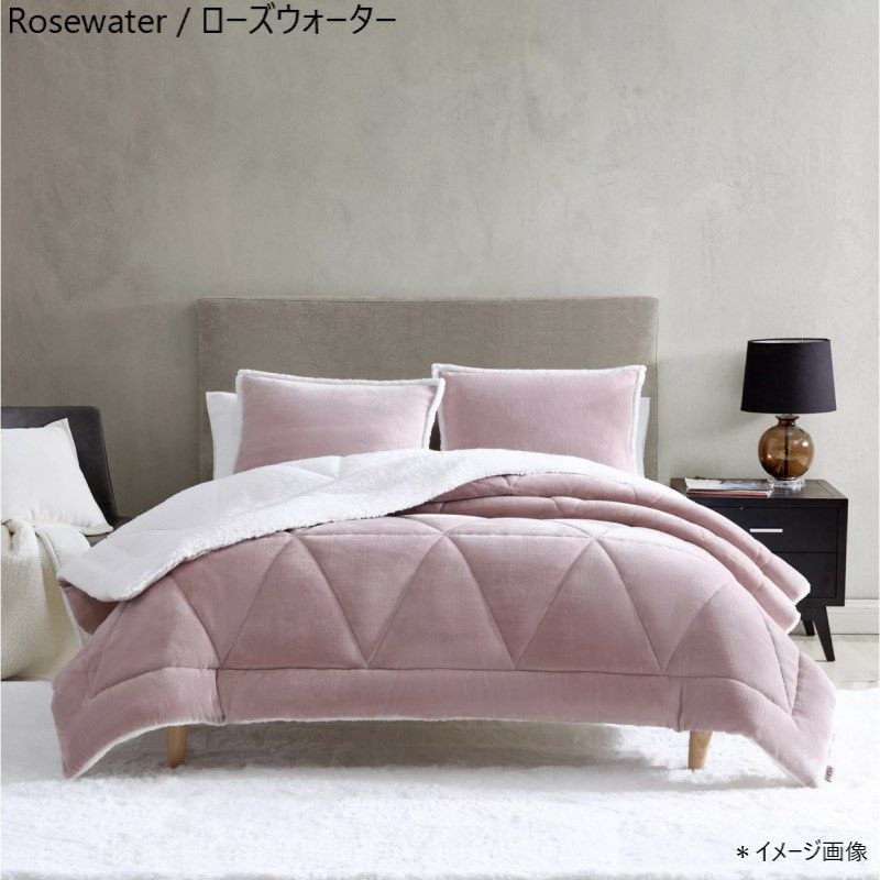 アグリバーシブル218×173cmコンフォーターセット掛け布団枕カバーエイブリーUGGAveryReversibleComforterSetTwin