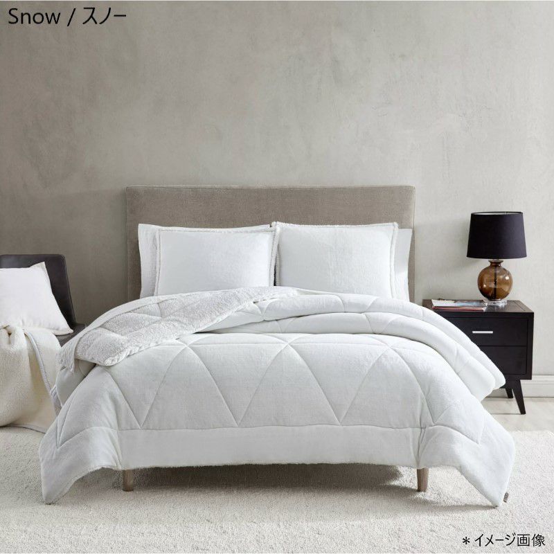 アグリバーシブル218×173cmコンフォーターセット掛け布団枕カバーエイブリーUGGAveryReversibleComforterSetTwin