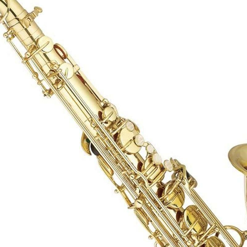 テナーサックスチューナーケース付MendinibyCecilioMTS-L+92DGoldLacquerBFlatTenorSaxophonewithTuner,Case,Mouthpiece