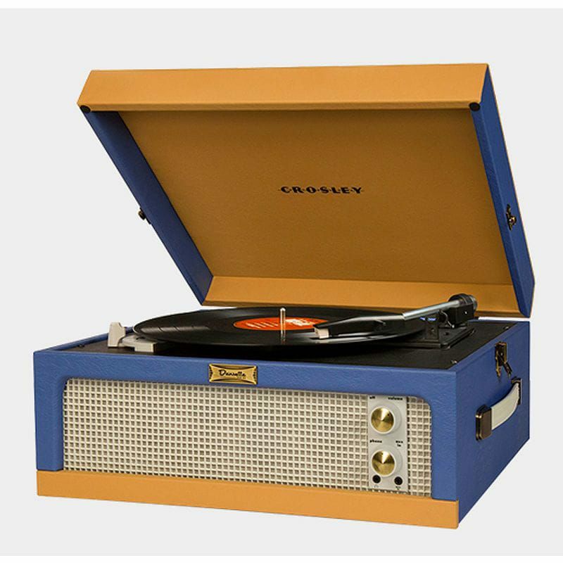 クロスリーターンテーブルダンセットジュニアポータブルレコードプレーヤーCrosleyTurntableDansetteJuniorPortableRecordPlayerCR6234A-BT