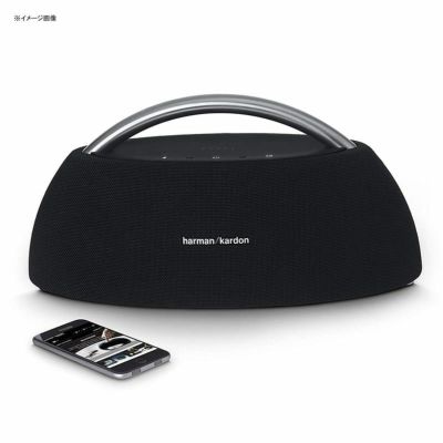 ハーマン Bluetooth ポータブルスピーカー ステンレスハンドル Harman Kardon GO+Play Mini Black GO+Play Portable BT Speaker