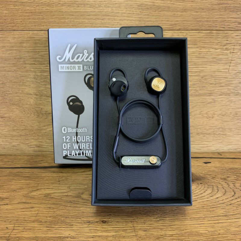 マーシャルインナーイヤー型ワイヤレスイヤホンインイヤーイヤフォンBluetoothMarshallMinorIIBluetoothIn-EarHeadphone,Black