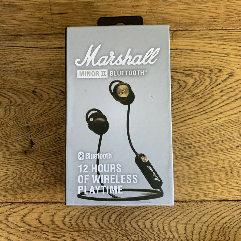 マーシャルインナーイヤー型ワイヤレスイヤホンインイヤーイヤフォンBluetoothMarshallMinorIIBluetoothIn-EarHeadphone,Black