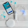 GLOティースホワイトニングキット歯Bluetooth専用アプリGLOLITTEETHWHITENINGDEVICETECHKITWITHBLUETOOTH家電