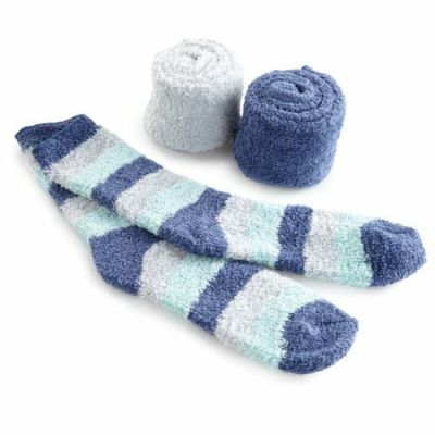 スーパーソフトマイクロフリースナップ靴下3足セットNapSocks-3Pairs