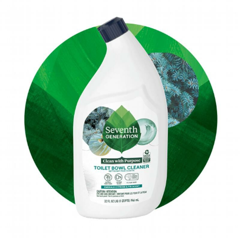 セブンスジェネレーショントイレクリーナー946ml8本セットSeventhGenerationToiletBowlCleaner,EmeraldCypress&FirScent,32-OuncesBottle(Packof8)【RCP】