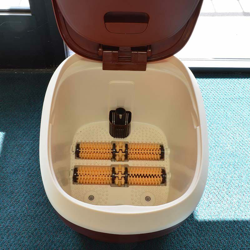フットバス足湯器フットスパマッサージ持ち運び簡単冷え性足浴エステCarepeuticOzoneWaterfallFootandLegSpaBathMassager