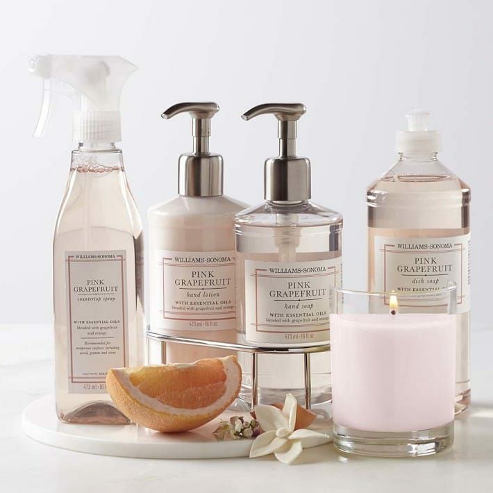 【送料無料】ウィリアムズソノマデラックスハンドソープ＆ローションセットピンクグレープフルーツWilliams-SonomaPinkGrapefruit,DeluxeHandSoap&LotionSetwithCaddy