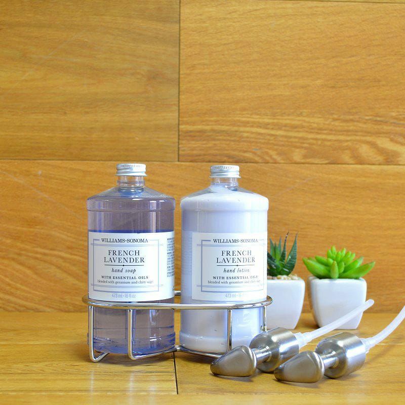 【送料無料】ウィリアムズソノマデラックスハンドソープ＆ローションセットフレンチラベンダーWilliams-SonomaFrenchLavenderDeluxeHandSoap&LotionSetwithCaddy