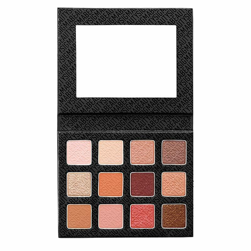 シグマアイシャドウパレット12色ベージュブラウン系SigmaEYESHADOWPALETTE-WARMNEUTRALS