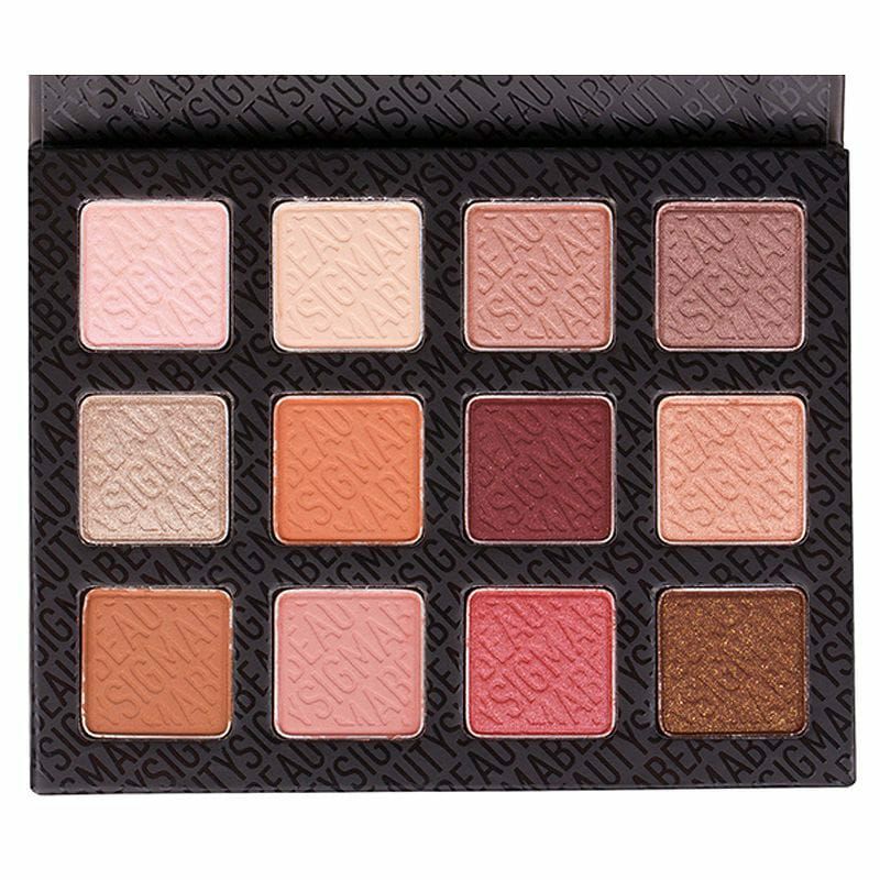 シグマアイシャドウパレット12色ベージュブラウン系SigmaEYESHADOWPALETTE-WARMNEUTRALS