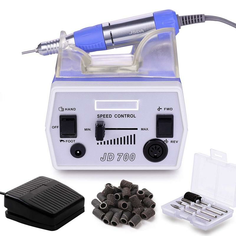 電動ネイルマシンプロジェルファイリングドリルケアハンドフット手足爪低振動低熱MakarttNailDrillElectricNailFileMachineJD700Professional30000RPMManicureDrillforAcrylicNailsRemoveGelPolishPolyNailExtensionGelB-01家電