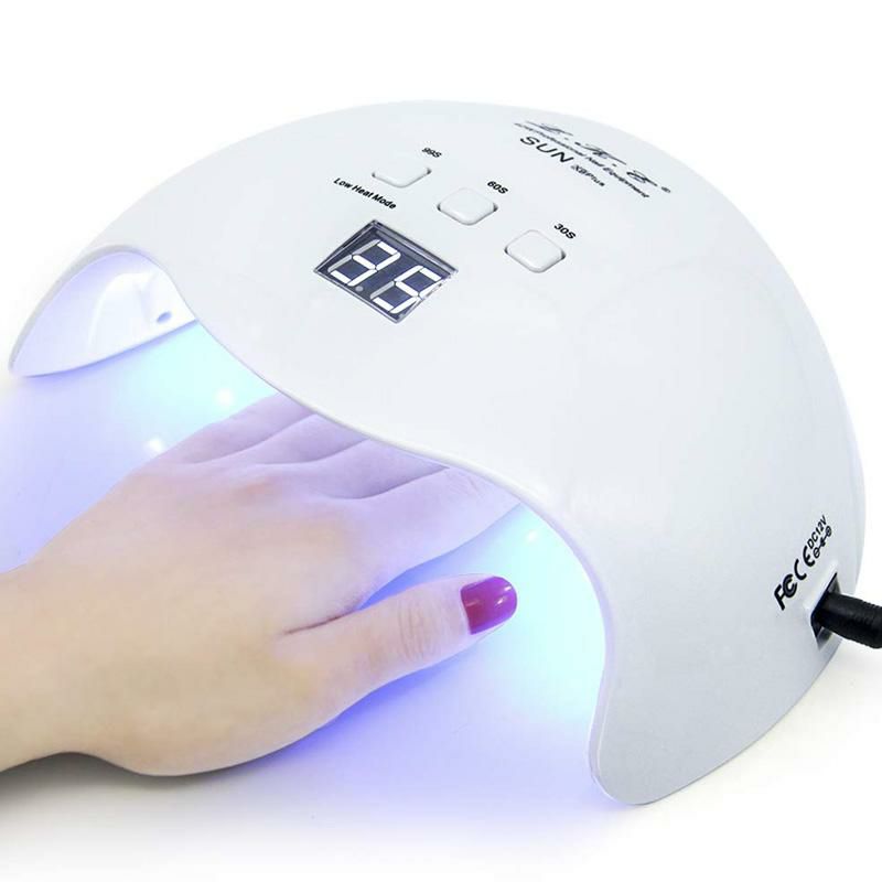 ジェルネイル用LEDライトUV硬化40Wタイマー3段階GelUVLEDNailLamp,LKENailDryer40WGelNailPolishLEDUVLightwith3TimersProfessionalNailArtToolsAccessoriesWhite家電