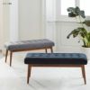 生地が選べるベンチソファー高さ48cmMid-CenturyBench