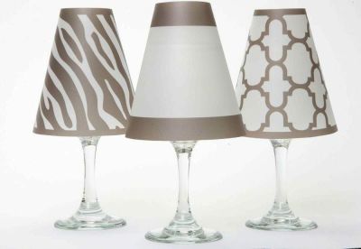ディポッター ワイングラスシェード マンハッタン トリオ - グレー 6点セット di Potter Wine shades Manhattan Trio - Gray