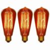 サンライト40ワット白熱灯アンティークエジソンスタイルS19電球3パックSunlite40S19/AQ/T/SM/3PK120-volt40-wattMediumBaseIncandescentAntiqueEdisonStyleS19Lamp,3-Pack