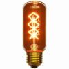 サンライト40ワット白熱灯カーボンフィラメントアンティークスタイルT12電球Sunlite40T12/CFIncandescent40-Watt,MediumBased,CarbonFilamentAntiqueStyleT12Bulb,Clear