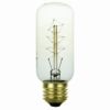 サンライト40ワット白熱灯カーボンフィラメントアンティークスタイルT12電球Sunlite40T12/CFIncandescent40-Watt,MediumBased,CarbonFilamentAntiqueStyleT12Bulb,Clear