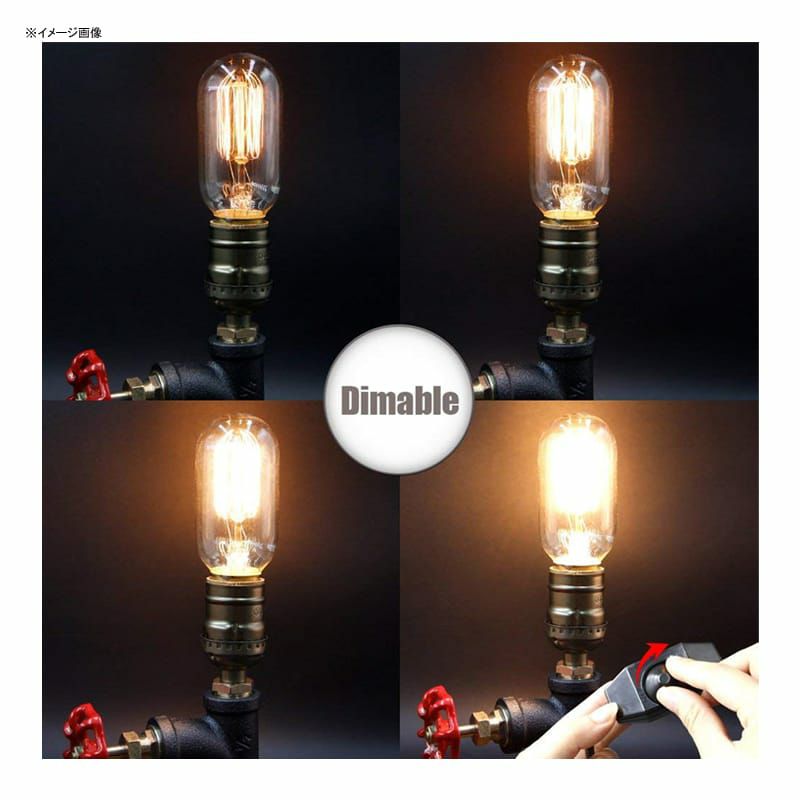 ビンテージデスクライトデスクランプパイプレトロVintageDeskLamp,DimmableRetroIndustrialDeskLightIronPipeTableLamp