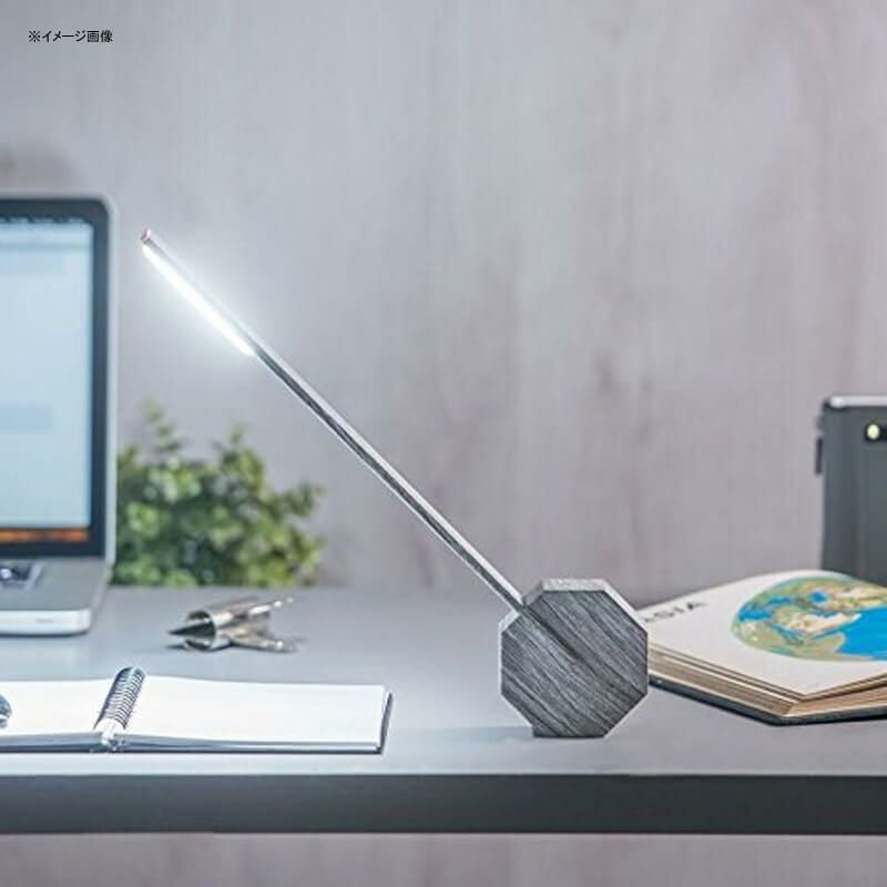 充電式LEDデスクランプライトタッチセンサースリム薄いスタイリッシュGingkoOctagonOneRechargeableModernLEDDeskLampTouchSensitiveAsh家電