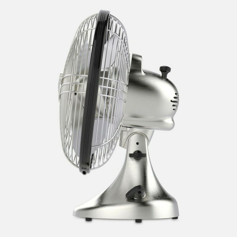 ボルネード扇風機ビンテージファンシルバースワンSサイズ高さ36cmvornadoSilverSwanSVintageOscillatingFan家電