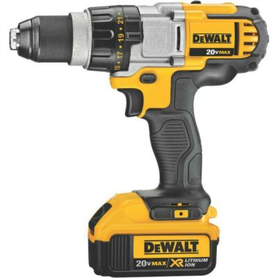 電動ドリル ドライバー ベアツール ブラシレスモーター 3スピード LEDライト DEWALT 20V MAX Drill/Driver, 3-Speed, Premium 4.0Ah Kit (DCD980M2) 家電