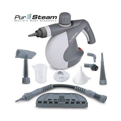 スチームクリーナー ハンディ スチーマー アクセサリー９種 PurSteam World's Best Steamers Chemical-Free Cleaning PurSteam Handheld Pressurized Steam Cleaner with 9-Piece Accessory Set Purpose and Multi-S