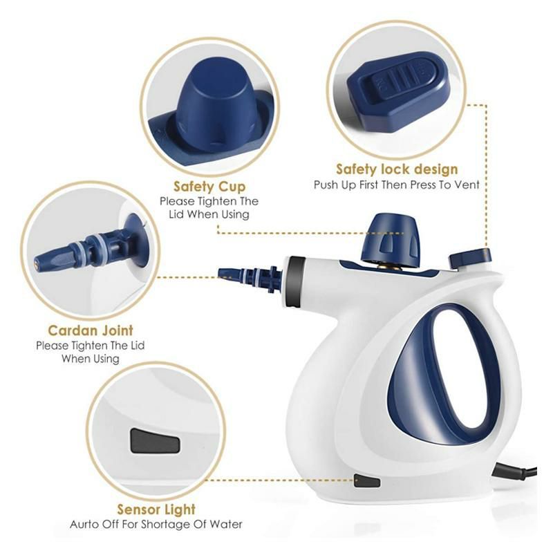 スチームクリーナーハンディスチーマーアクセサリー９種SteamCleaner,MultiPurposeCleanersCarpetHighPressureChemicalFreeSteamerwith9-PieceAccessories,CarpetandUpholsteryCleaning/Home/Toilet/Bathroom/Auto/Patio/Car,GroutCleaner家電