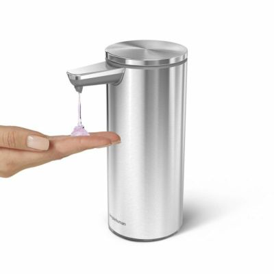 充電式ソープディスペンサー ステンレス 電動 センサー リキッド 液体 石鹸 シンプルヒューマン simplehuman rechargeable sensor pump ST1044 家電
