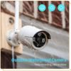 防犯カメラ4個セットセキュリティ屋外ワイヤレスアプリ連携HeimVisionHM2411080PWirelessSecurityCameraSystem,8CHNVR4PcsOutdoorWiFiSurveillanceCamerawithNightVision,Waterproof,MotionAlert,RemoteAccess,NoHardDisk