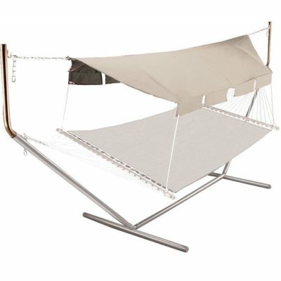 【送料無料】屋根付きハンモック、ブラウンポールHammockCanopyNaturalCanopy/TaupePoles【smtb-k】【kb】