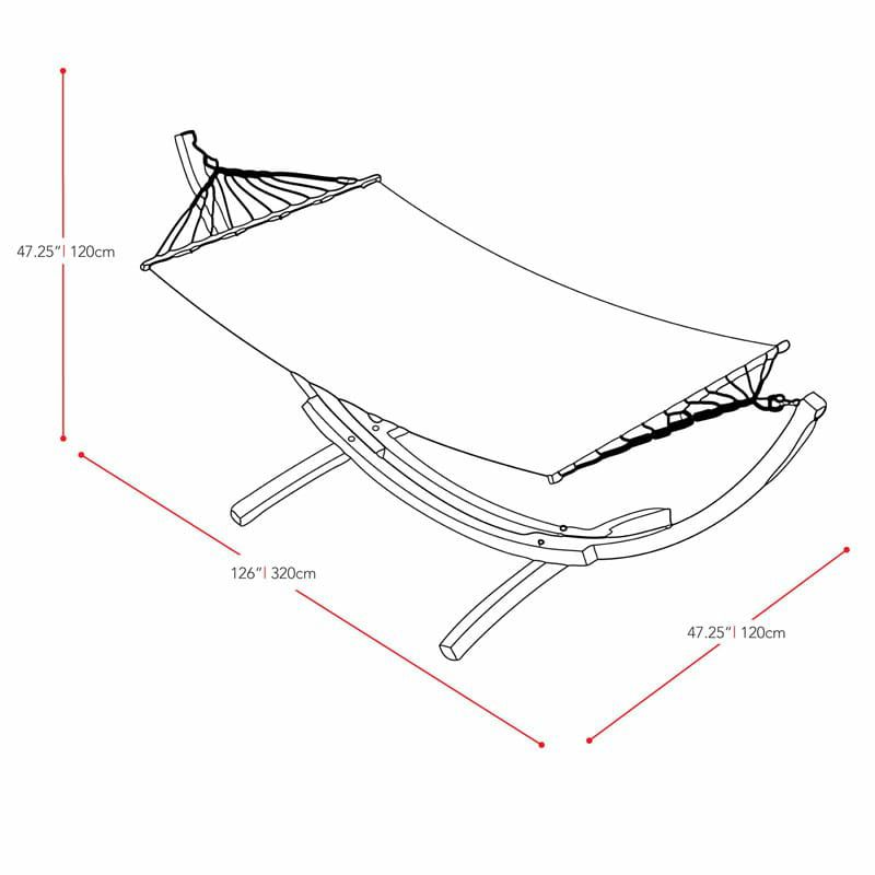 【送料無料】屋根付きハンモック、ブラウンポールHammockCanopyNaturalCanopy/TaupePoles【smtb-k】【kb】