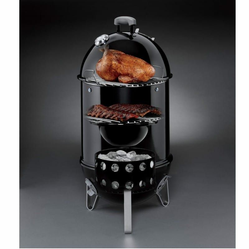 【送料無料】ウェイバースモーキーマウンテンクッカー木炭燻製機約35cmWeber711001SmokeyMountainCooker14-InchCharcoalSmoker